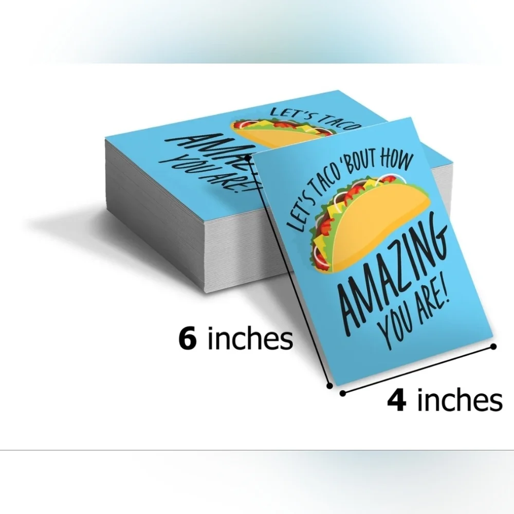 Taco Bundle: 30 10x13 Taco Poly Mailers, 30 Taco Stickers & 30 Taco 4x6 TY Cards